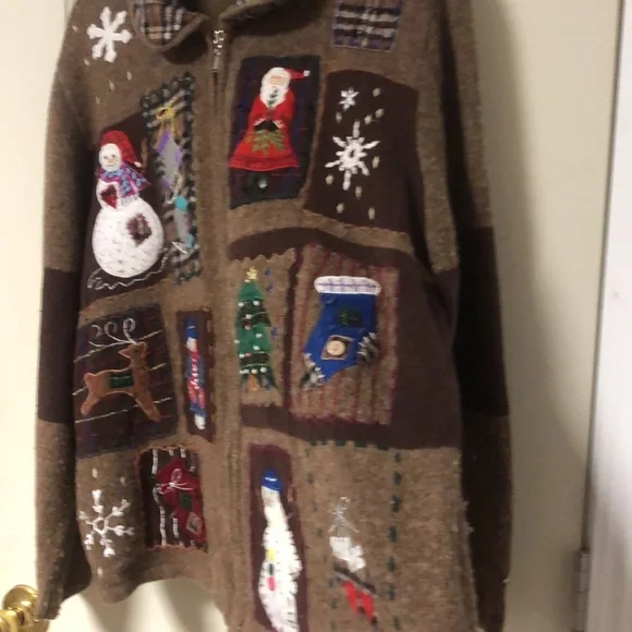 Vintage Designs Originals Studio Christmas Sweater- size-2x - Picture 7 of 16